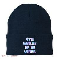 Cute Funny 4th Grade Vibes Cool Sunglasses Beanie thumb 0