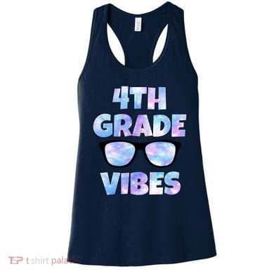 Cute Funny 4th Grade Vibes Cool Sunglasses Women's Tank Top