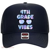 Cute Funny 4th Grade Vibes Cool Sunglasses Hat thumb 0