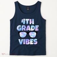 Cute Funny 4th Grade Vibes Cool Sunglasses Tank Top thumb 2