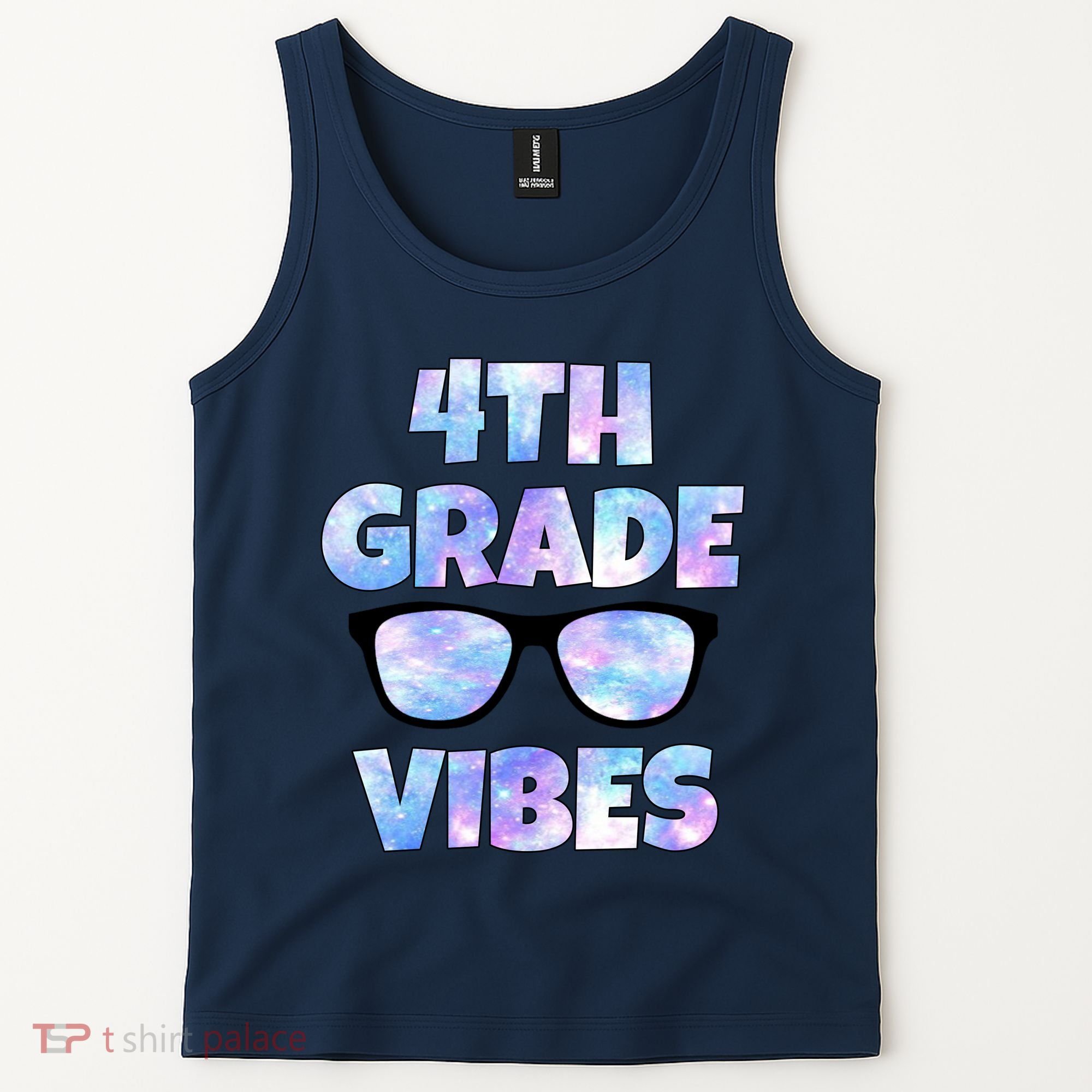 Cute Funny 4th Grade Vibes Cool Sunglasses Tank Top
