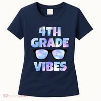 Cute Funny 4th Grade Vibes Cool Sunglasses Women's T-Shirt thumb 0