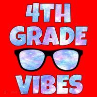 Cute Funny 4th Grade Vibes Cool Sunglasses Santa Hat thumb 1