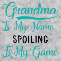 Cute Funny Grandma Is My Name Spoiling Is My Game Long Sleeve Shirt thumb 2