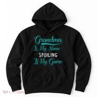 Cute Funny Grandma Is My Name Spoiling Is My Game Hoodie thumb 0