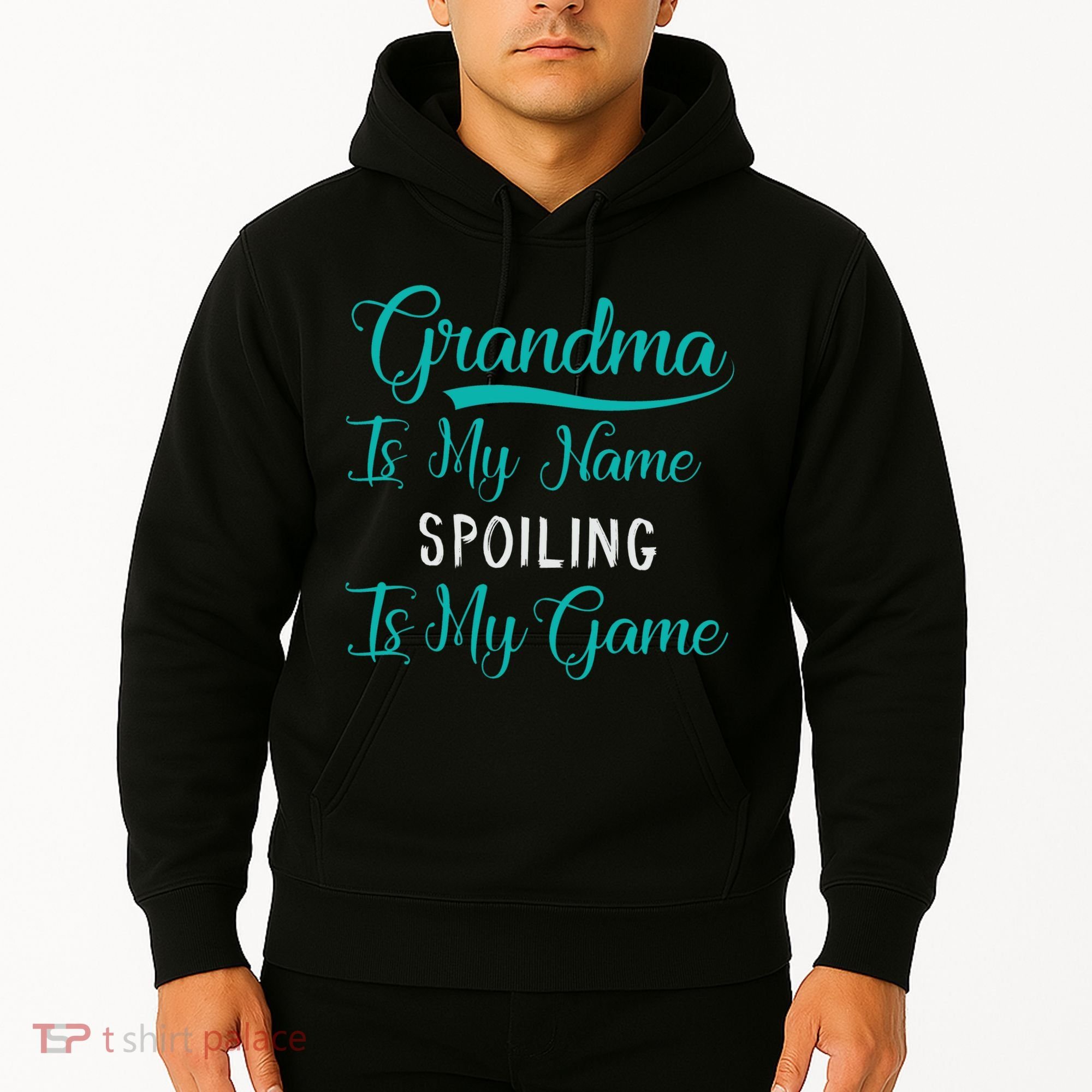 Cute Funny Grandma Is My Name Spoiling Is My Game Hoodie