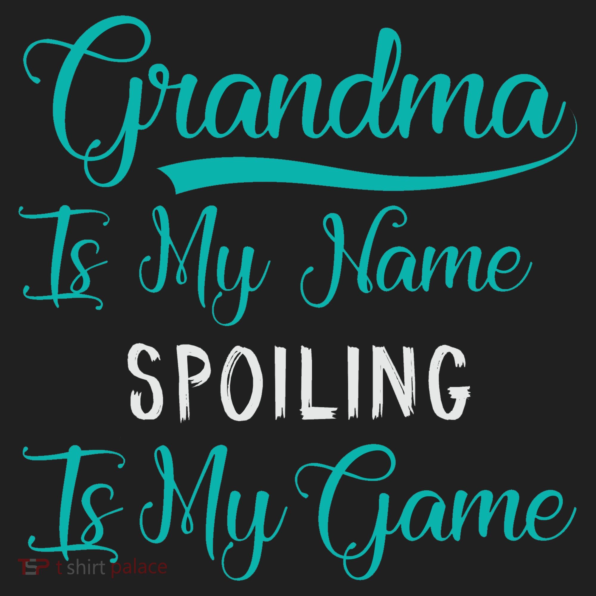 Cute Funny Grandma Is My Name Spoiling Is My Game Beanie