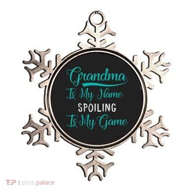 Cute Funny Grandma Is My Name Spoiling Is My Game Ornament