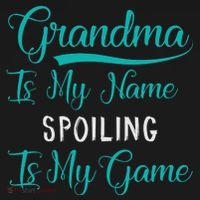 Cute Funny Grandma Is My Name Spoiling Is My Game Ornament thumb 1