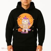 Cute Funny Halloween Unicorn Mummy Hoodie thumb 2