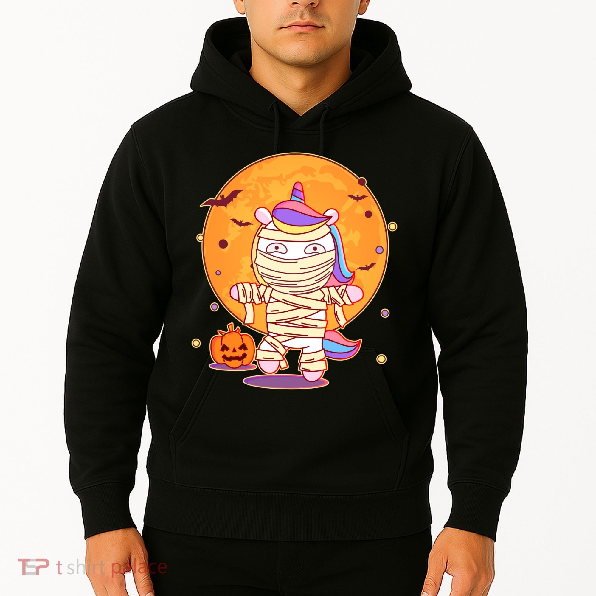 Cute Funny Halloween Unicorn Mummy Hoodie