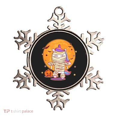 Cute Funny Halloween Unicorn Mummy Ornament