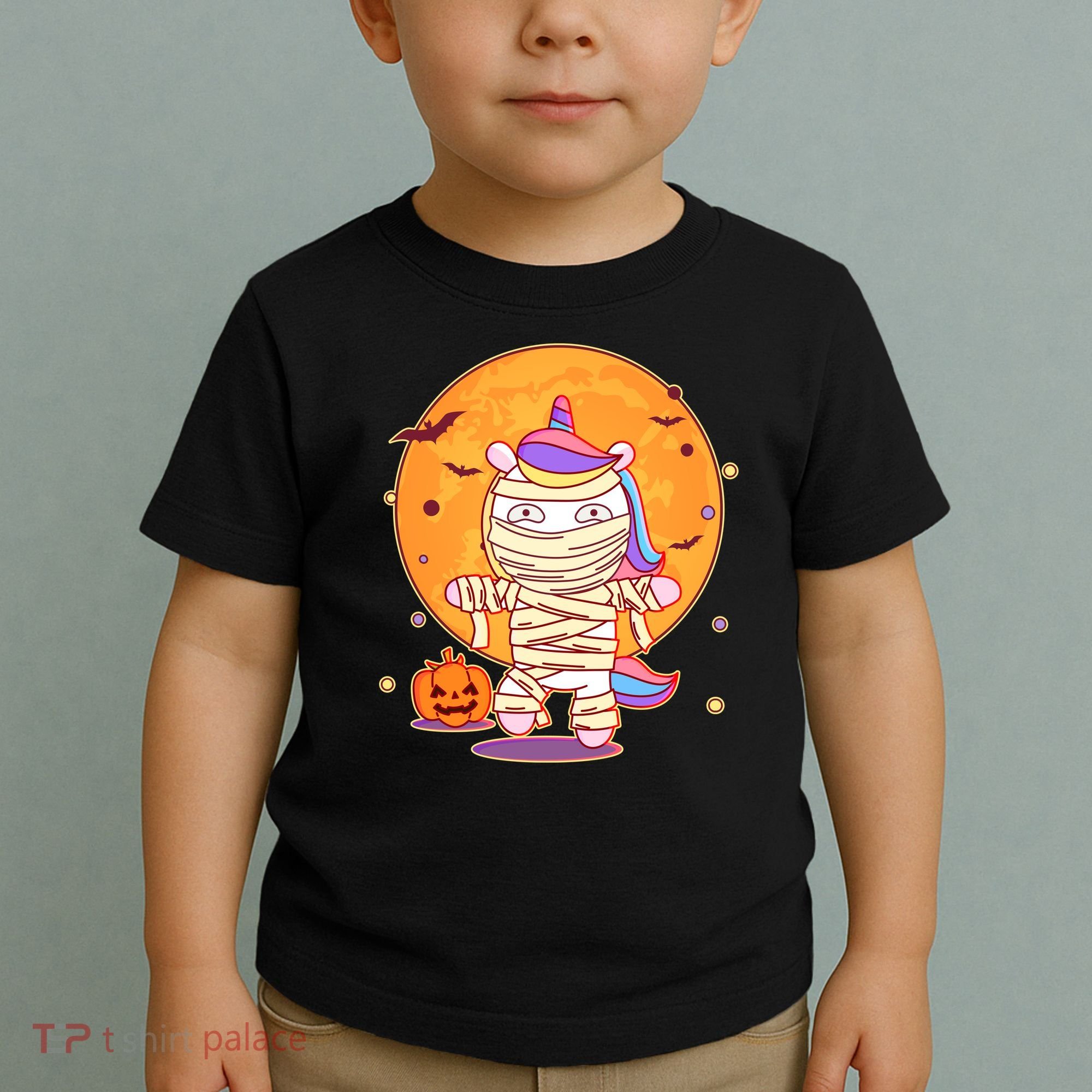Cute Funny Halloween Unicorn Mummy Toddler T-Shirt