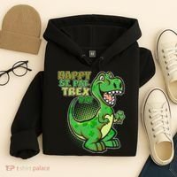 Cute Funny Happy St Pat-Trex Day Hoodie thumb 4