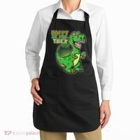 Cute Funny Happy St Pat-Trex Day Apron thumb 2