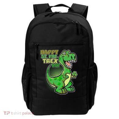Cute Funny Happy St Pat-Trex Day Backpack