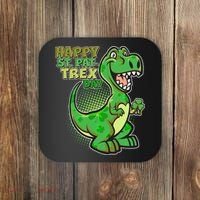 Cute Funny Happy St Pat-Trex Day Coaster thumb 0