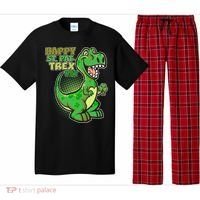 Cute Funny Happy St Pat-Trex Day Pajama Set thumb 0