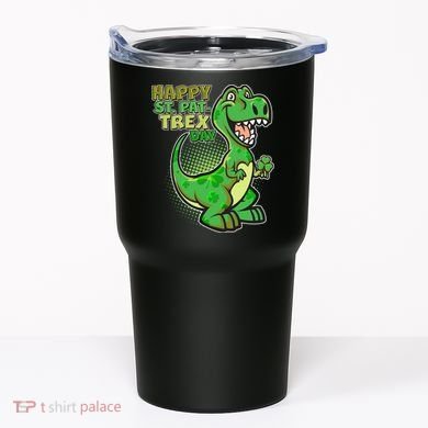 Cute Funny Happy St Pat-Trex Day Tumbler