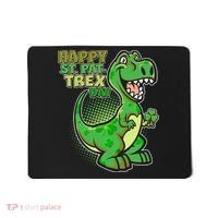 Cute Funny Happy St Pat-Trex Day Mousepad thumb 0