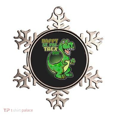 Cute Funny Happy St Pat-Trex Day Ornament