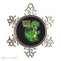 Cute Funny Happy St Pat-Trex Day Ornament thumb 0