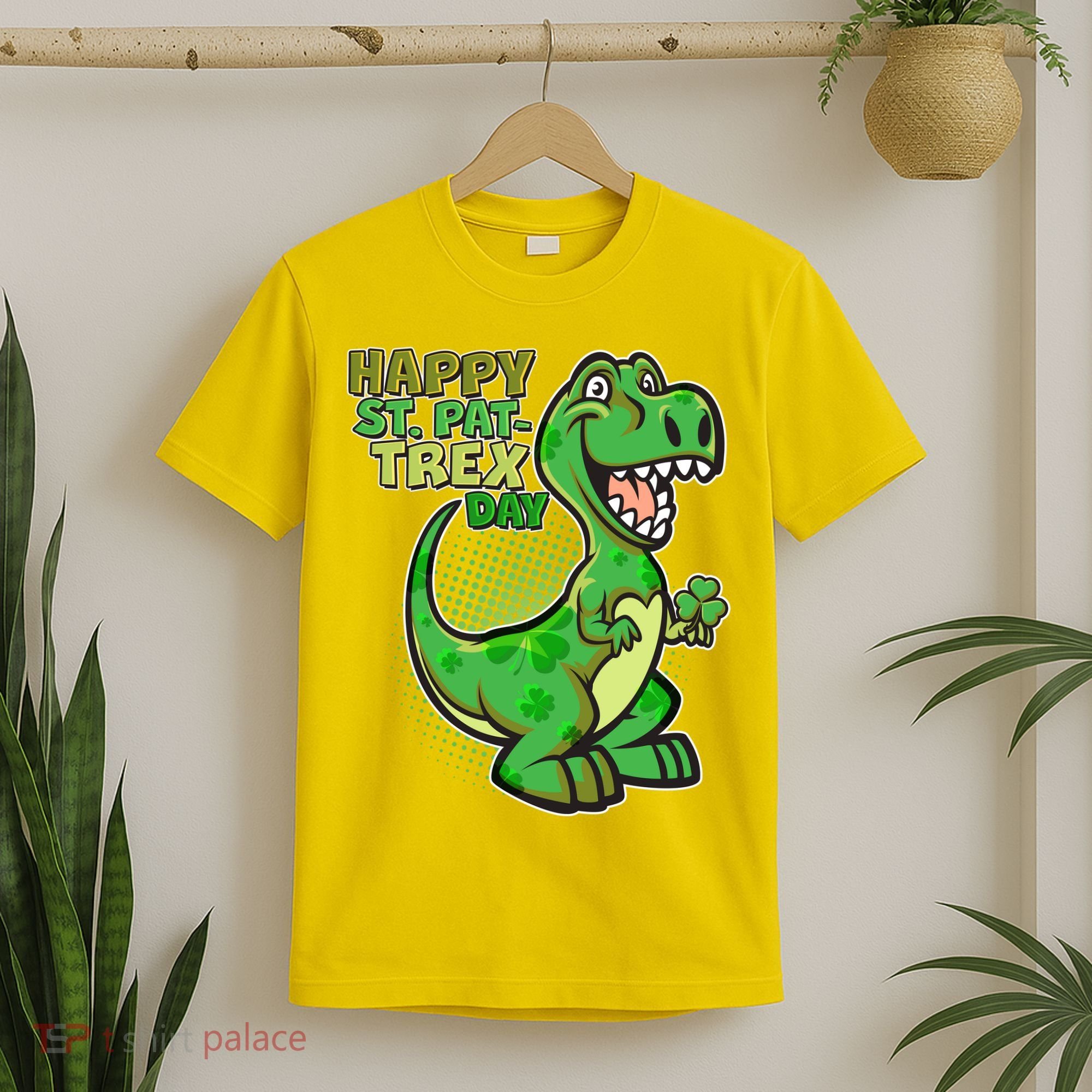 Cute Funny Happy St Pat-Trex Day T-Shirt