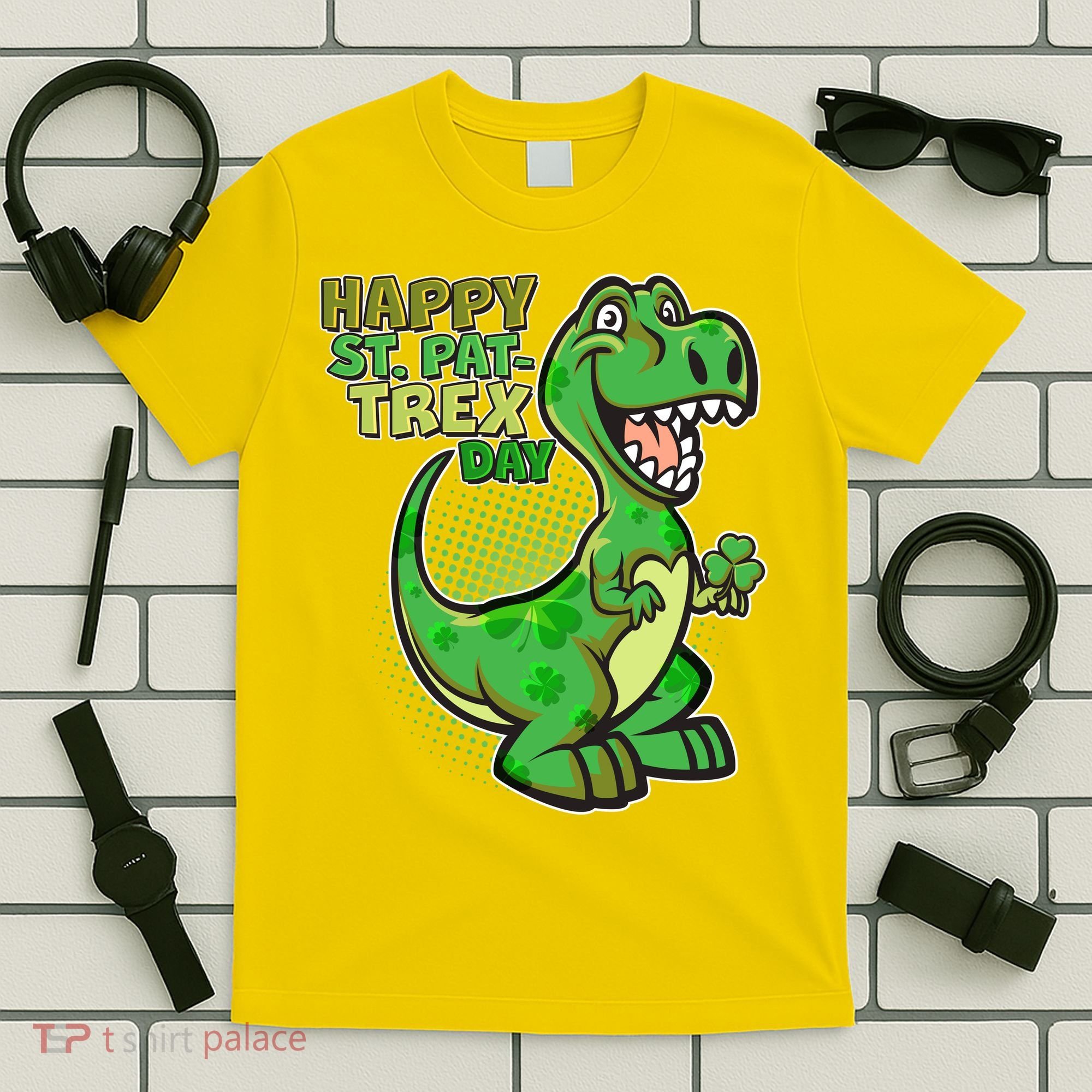 Cute Funny Happy St Pat-Trex Day T-Shirt