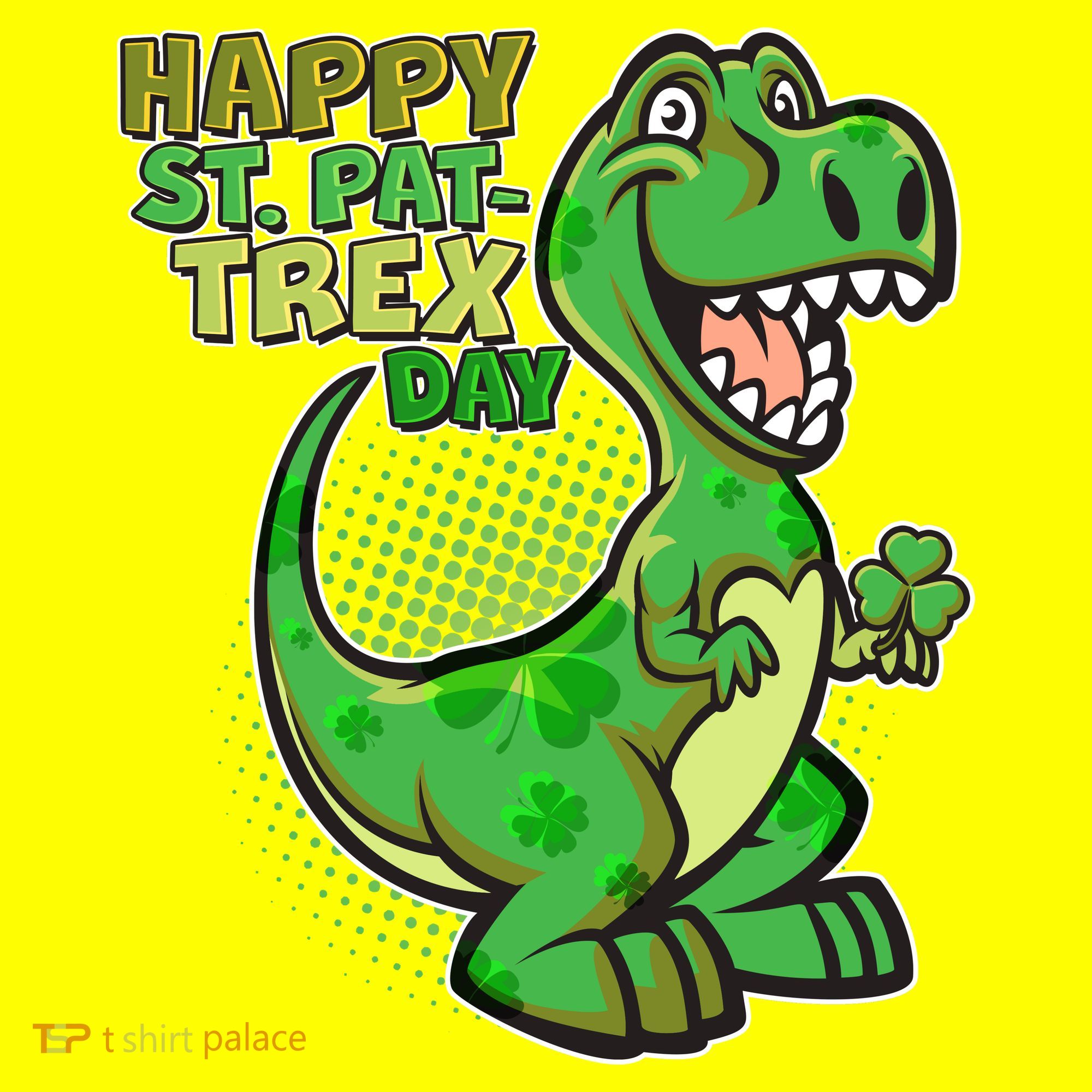 Cute Funny Happy St Pat-Trex Day T-Shirt