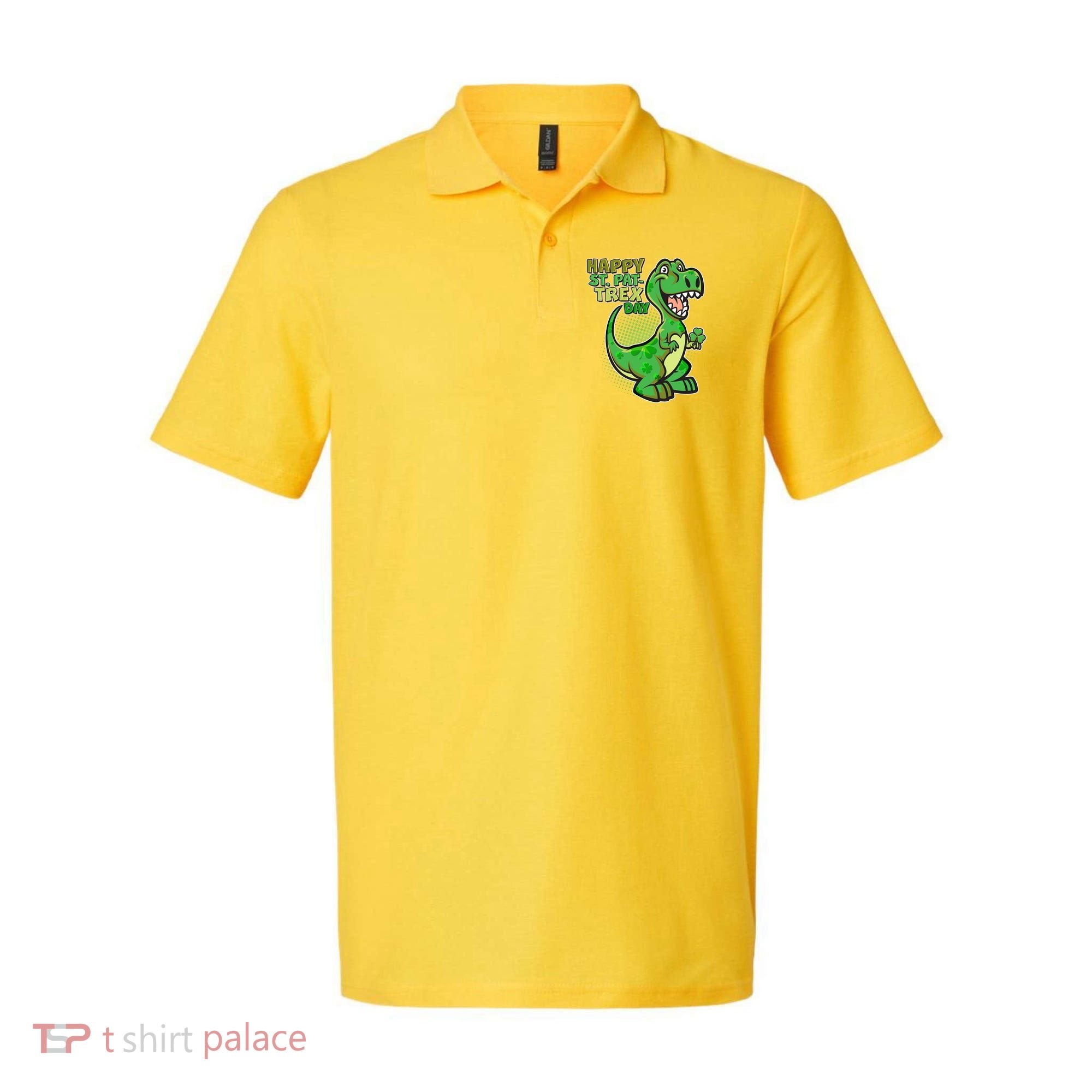 Cute Funny Happy St Pat-Trex Day Polo