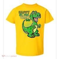 Cute Funny Happy St Pat-Trex Day Toddler T-Shirt thumb 0