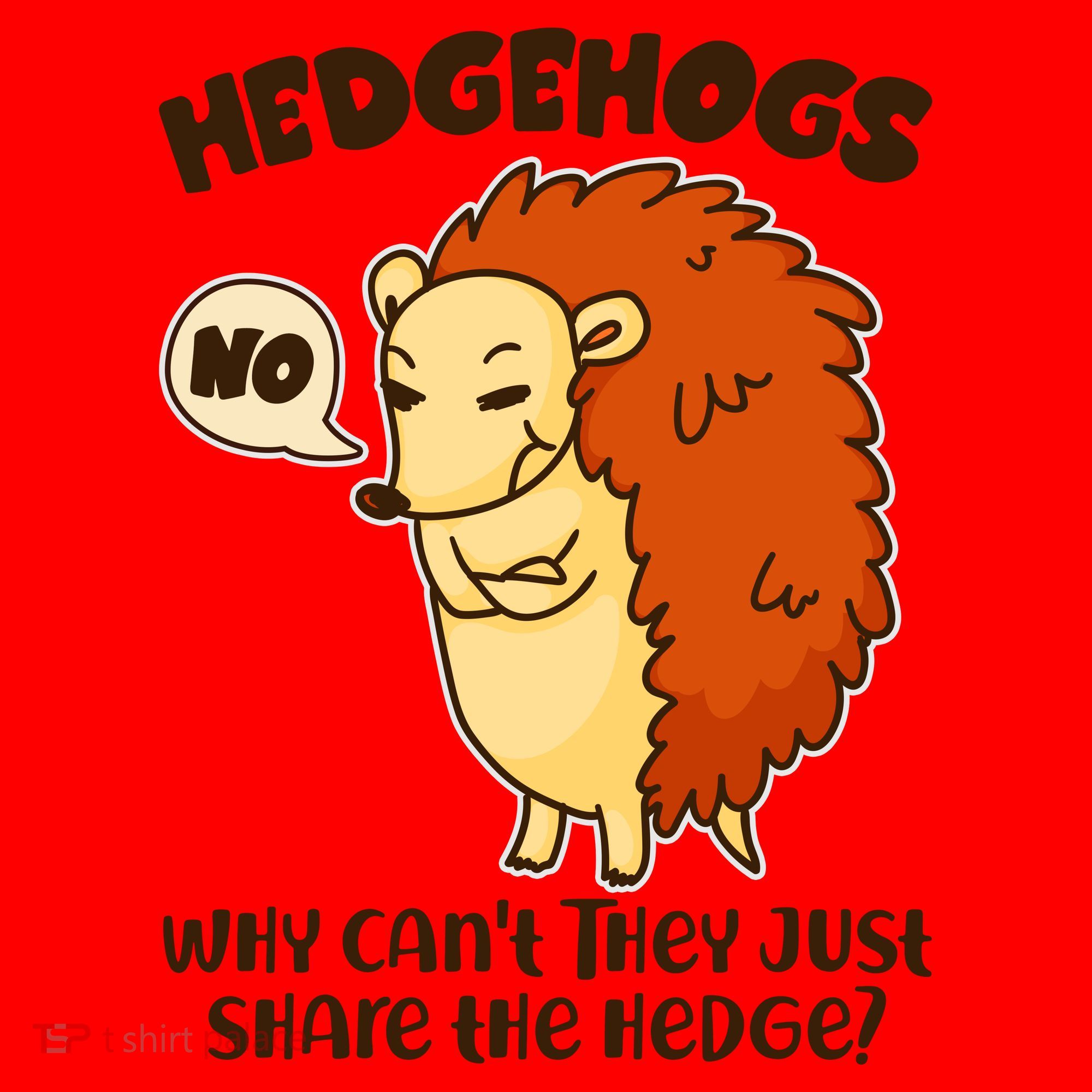 Cute Funny Hedgehogs Why Can't They Just Share the Hedge? Santa Hat