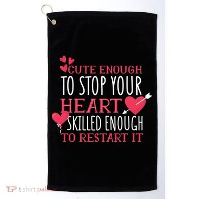 Cute Funny Nurse Meme Golf Towel