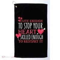 Cute Funny Nurse Meme Golf Towel thumb 0