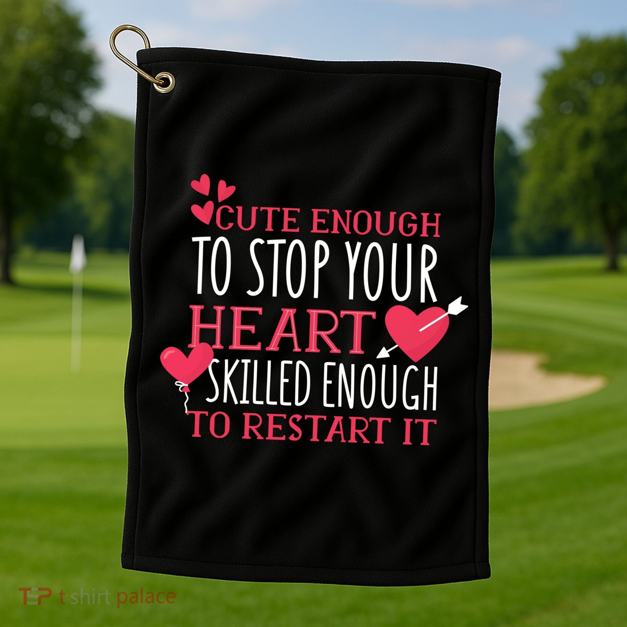 Cute Funny Nurse Meme Golf Towel