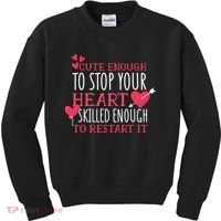 Cute Funny Nurse Meme Kids Sweatshirt thumb 0