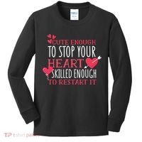 Cute Funny Nurse Meme Kids Long Sleeve Shirt thumb 0