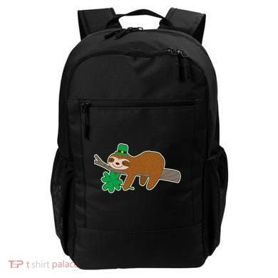 Cute Funny St Patrick's Day Sloth Backpack
