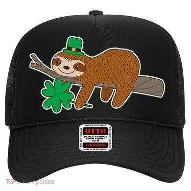 Cute Funny St Patrick's Day Sloth Hat