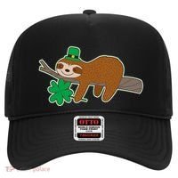 Cute Funny St Patrick's Day Sloth Hat thumb 0