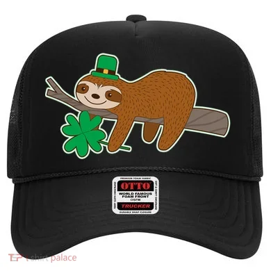 Cute Funny St Patrick's Day Sloth Hat