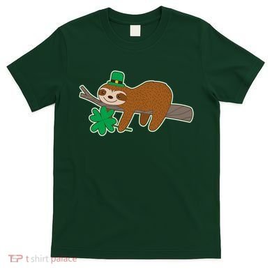 Cute Funny St Patrick's Day Sloth T-Shirt