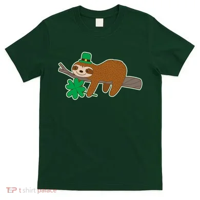 Cute Funny St Patrick's Day Sloth T-Shirt