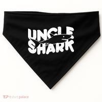 Cute Funny Uncle Shark USA-Made Doggie Bandana thumb 0