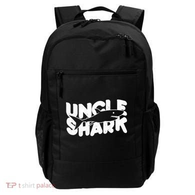 Cute Funny Uncle Shark Backpack