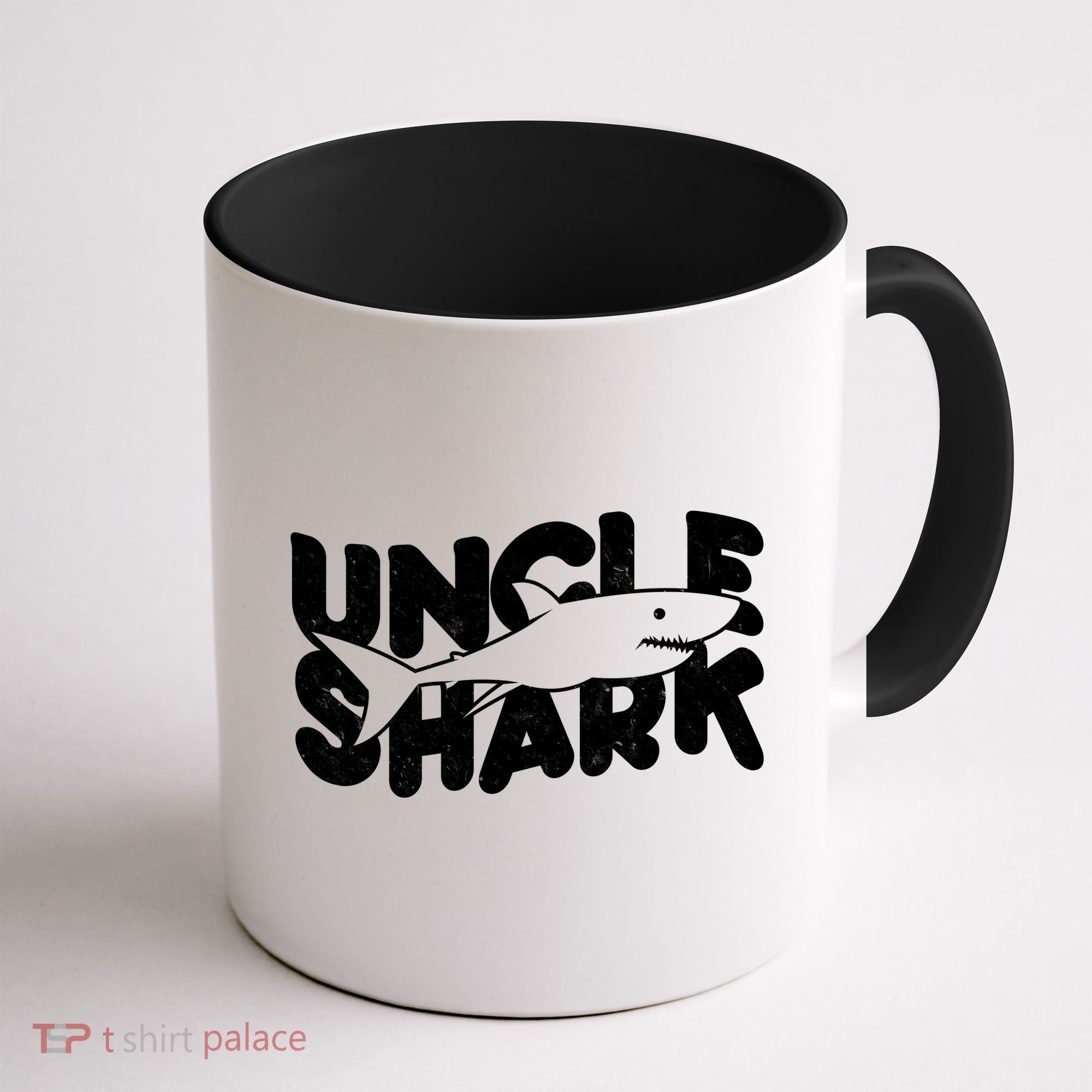 Cute Funny Uncle Shark Coffee Mug