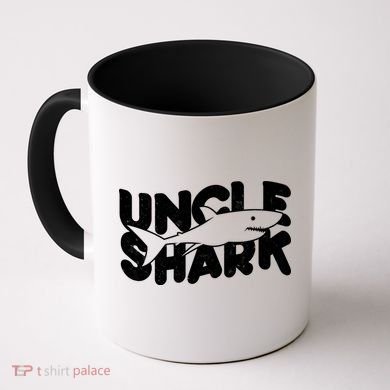 Cute Funny Uncle Shark Coffee Mug