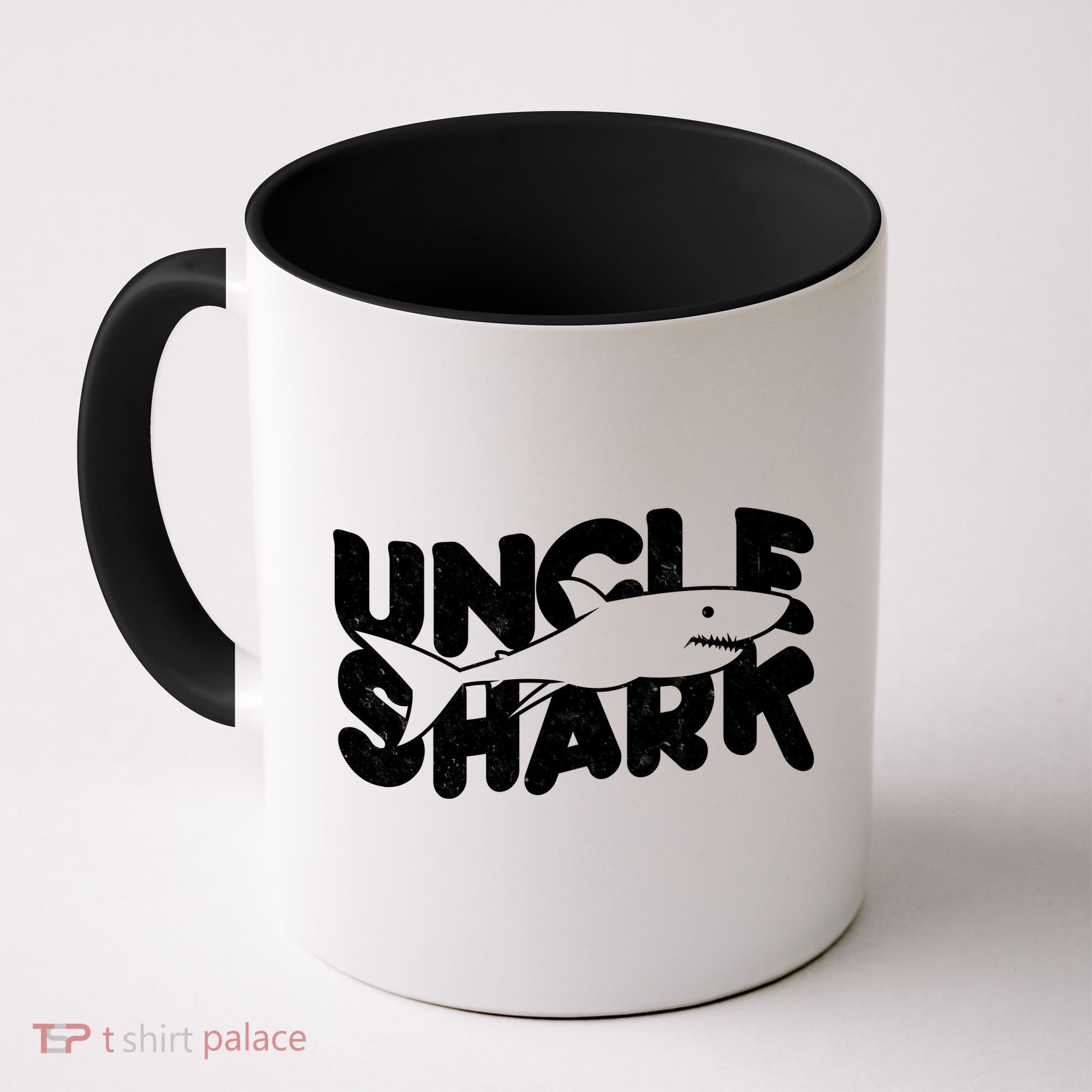 Cute Funny Uncle Shark Coffee Mug