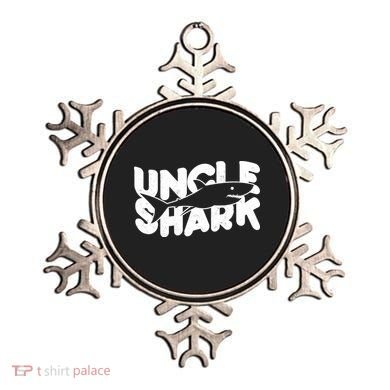 Cute Funny Uncle Shark Ornament