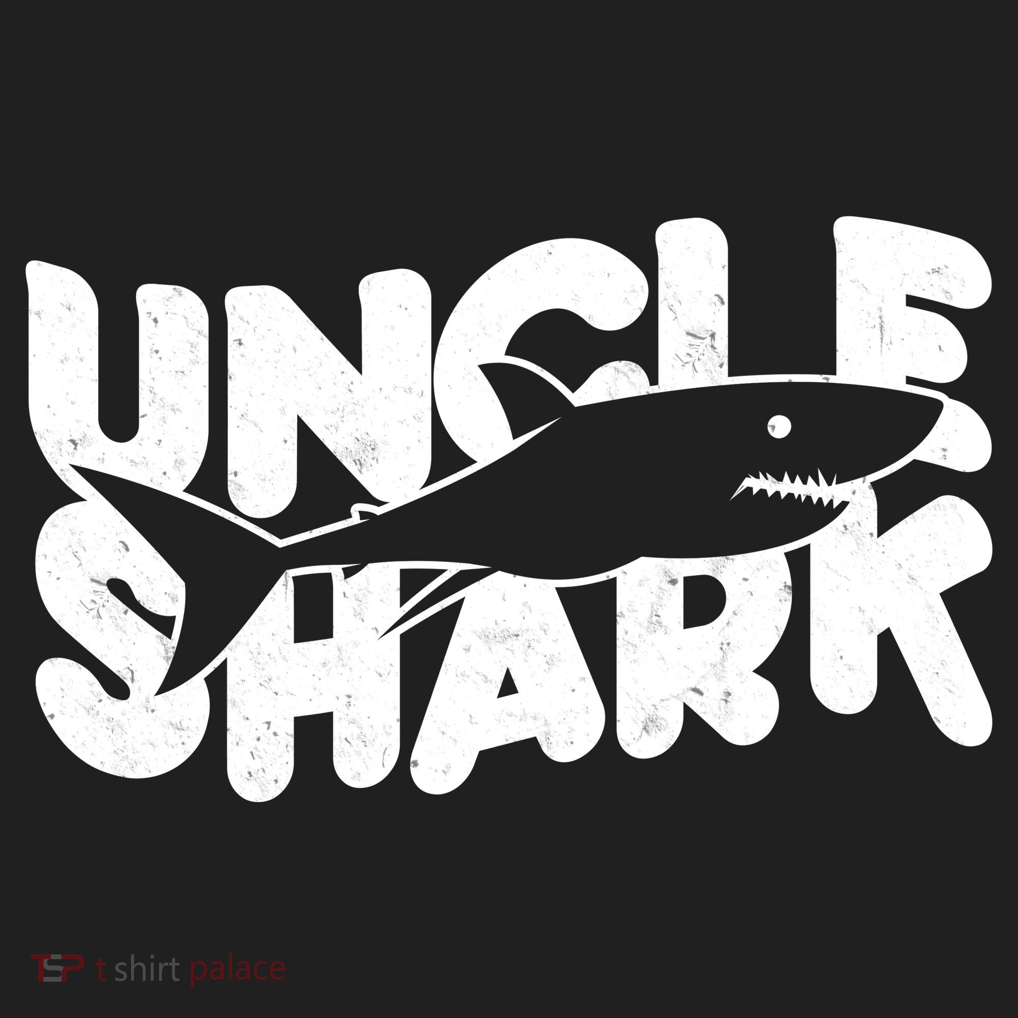 Cute Funny Uncle Shark Golf Towel